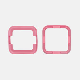 Turtlebox Ranger bumpers pink snap-on shown on Ranger for customizable protection