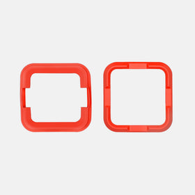 Turtlebox Ranger bumpers red provide rugged edge protection for outdoor use.