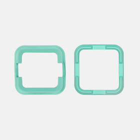 Turtlebox Ranger Bumpers in seafoam color for quick, tool-free swaps outdoors.