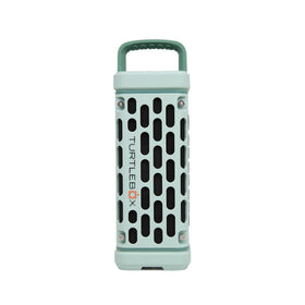 Turtlebox Ranger front view highlights rugged design ideal for outdoor adventures.