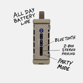 Turtlebox Ranger IP67 waterproof and dustproof for tough conditions