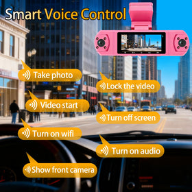 Turuse right camera 1080p view ensures comprehensive roadside awareness