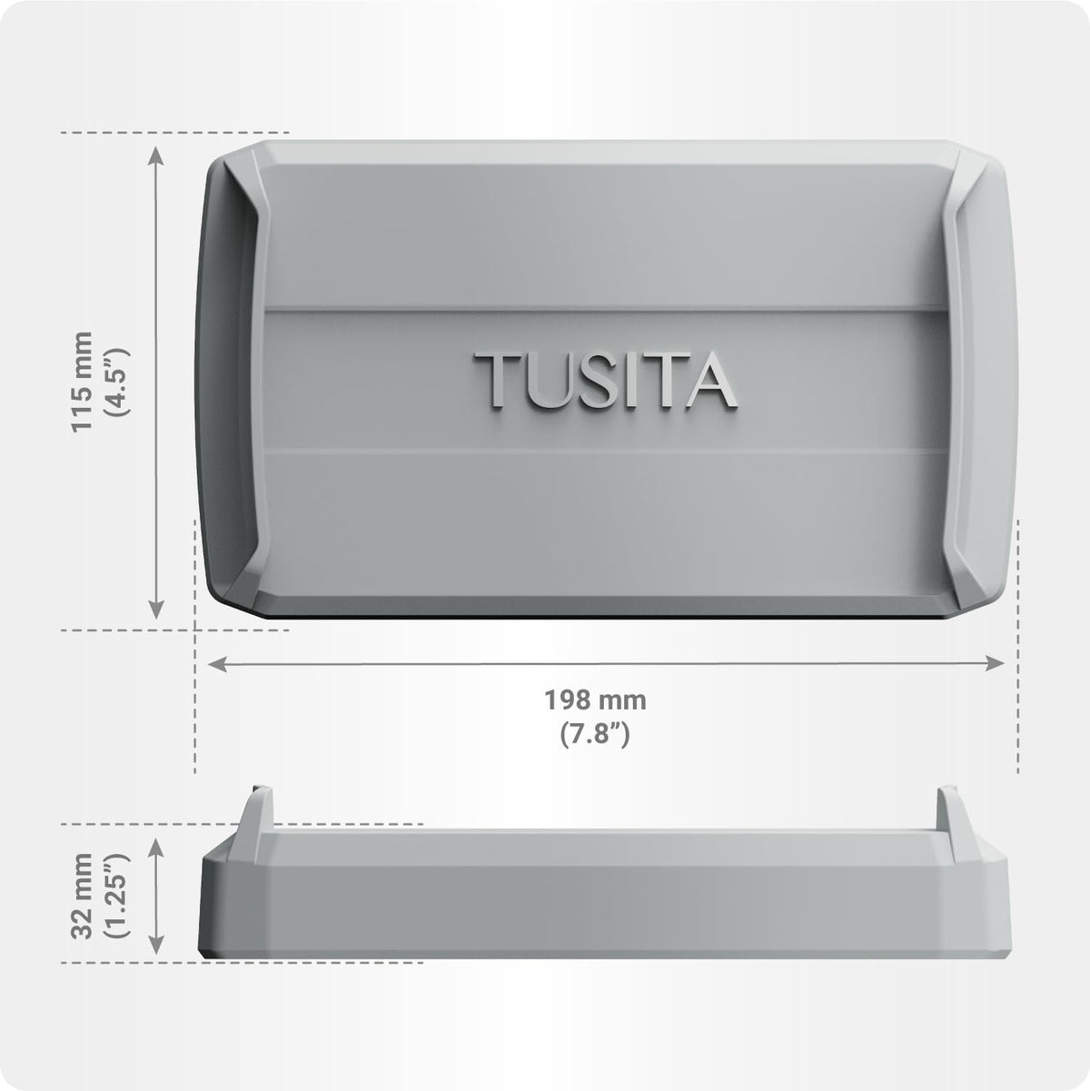 TUSITA close-up of silicone texture showing anti-slip surface and durability