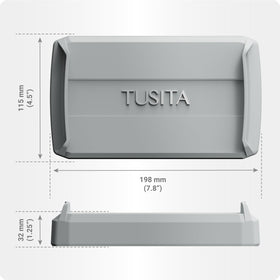 TUSITA close-up of silicone texture showing anti-slip surface and durability