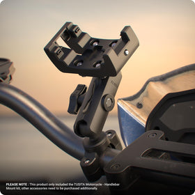 TUSITA rail base clamp underneath view protecting handlebar finish