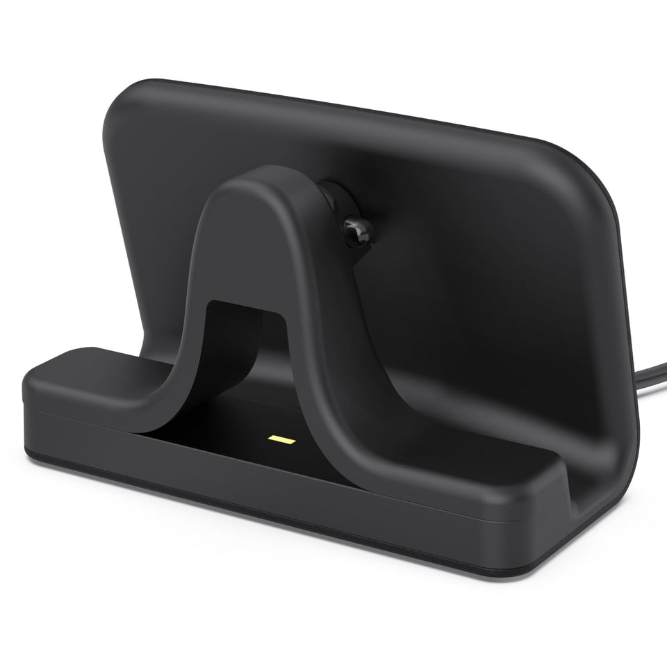TUSITA charging stand with Ray-Ban Meta Gen 1–2 glasses for easy bedside charging.