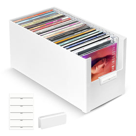tutata front view showing 25-CD capacity and neat storage benefit