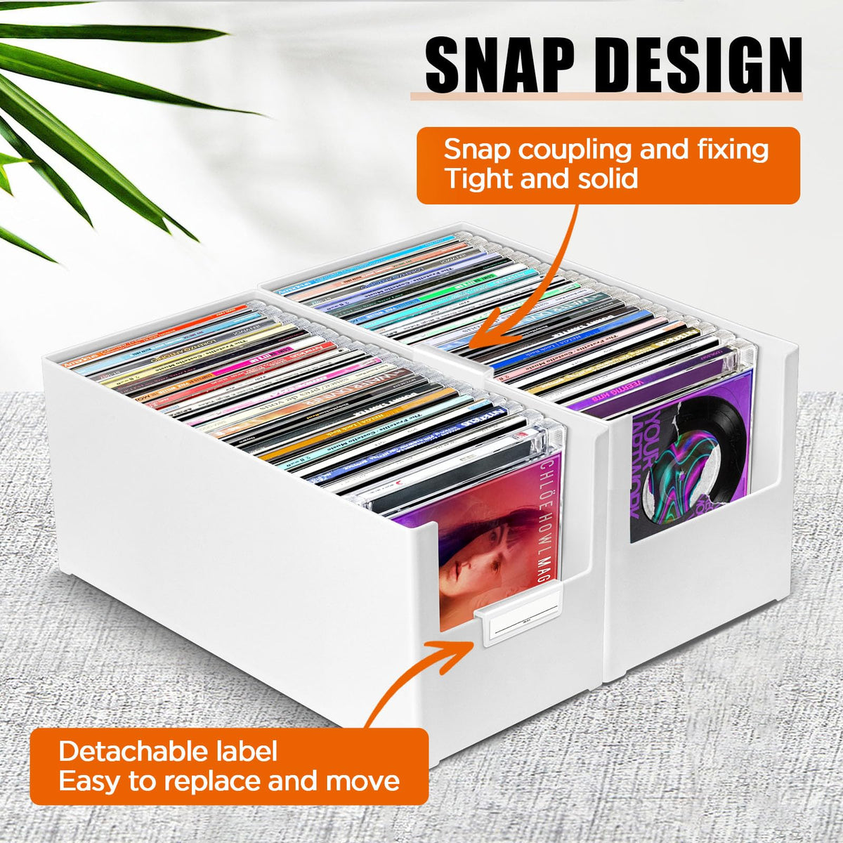 tutata on a desk with discs inside showing quick access benefit