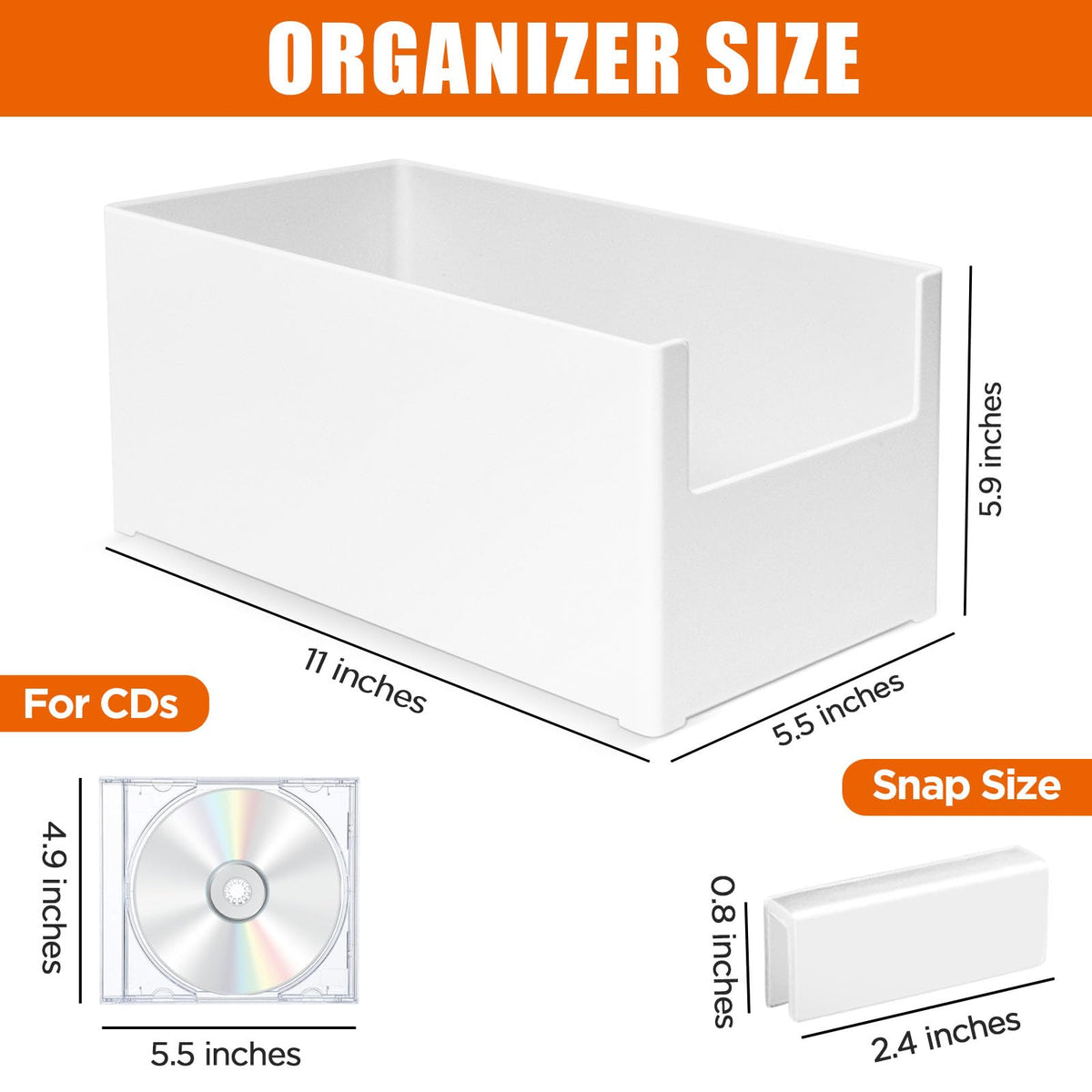 tutata side profile illustrating stackable design and space saving benefit