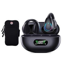TUTGLOBAL Ear Buds open-ear design highlights awareness during workouts