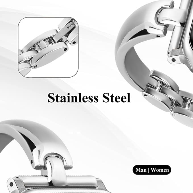 TUV PLNT Silm metal band packaging includes resizing tool, extra clasp, and manual.