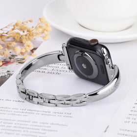 TUV PLNT Silm metal band compatible with Versa 3 and Sense family.