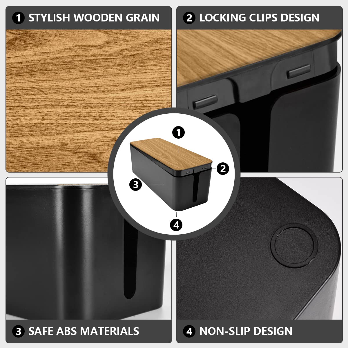 TuweChen black decorative finish blends with any decor