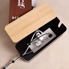 TuweChen double-slot clip holder organizes two cables neatly