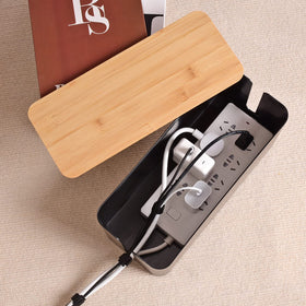 TuweChen power-strip hideaway design shields electronics while reducing clutter