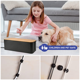 TuweChen set of 10 reusable cable ties keeps cords aligned and accessible