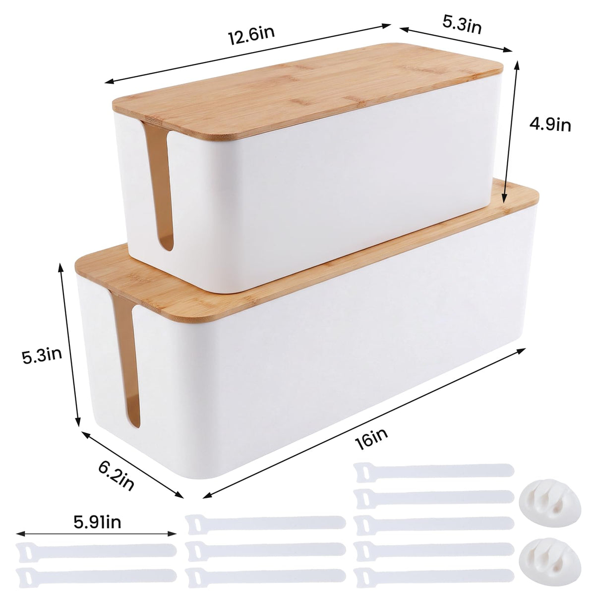 Open view of large box demonstrating cable routing and ventilation