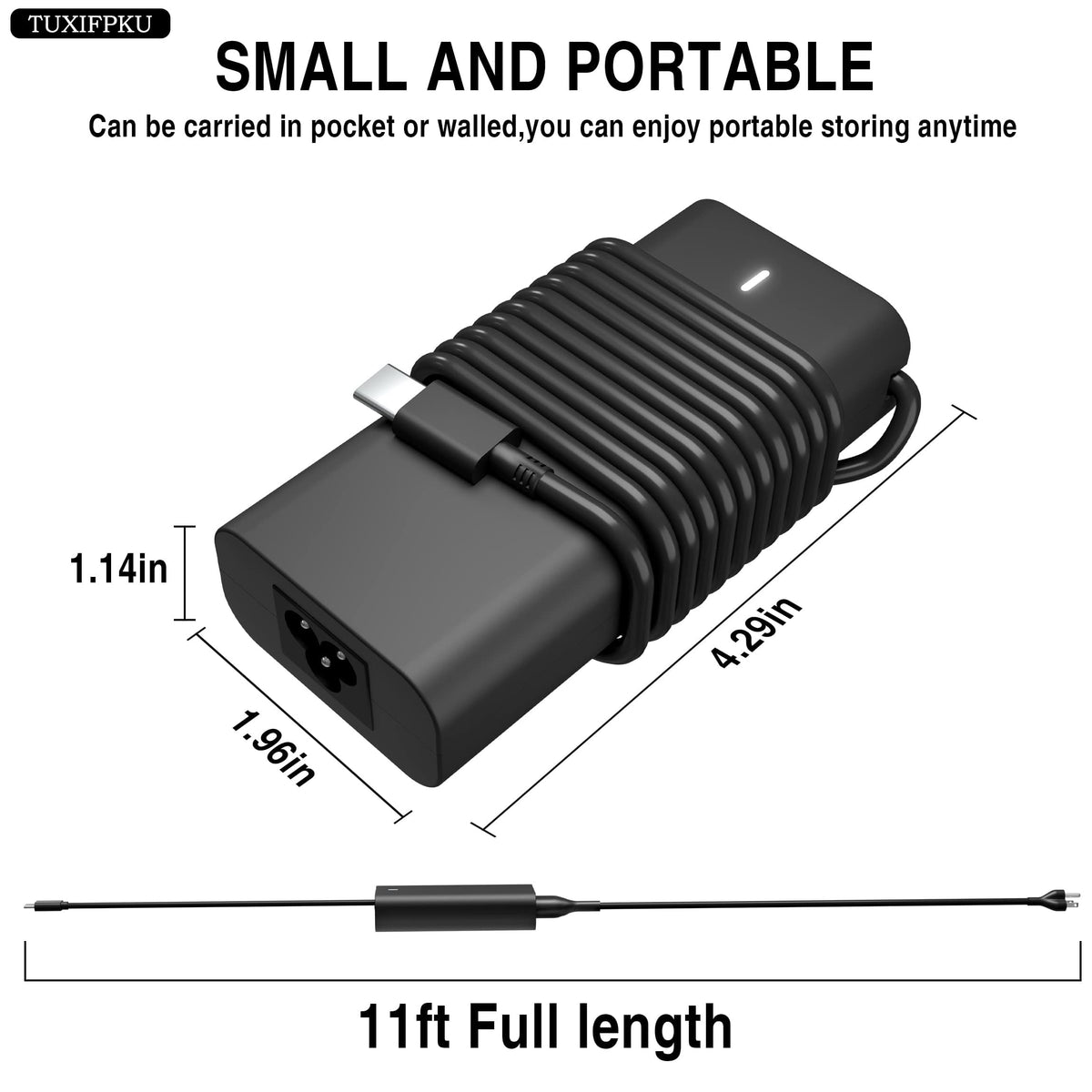 TUXIFPKU Dell XPS compatibility supports charging across premium models.