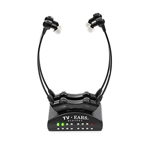 TV Ears 5.0 headset tip visible for clearer dialogue