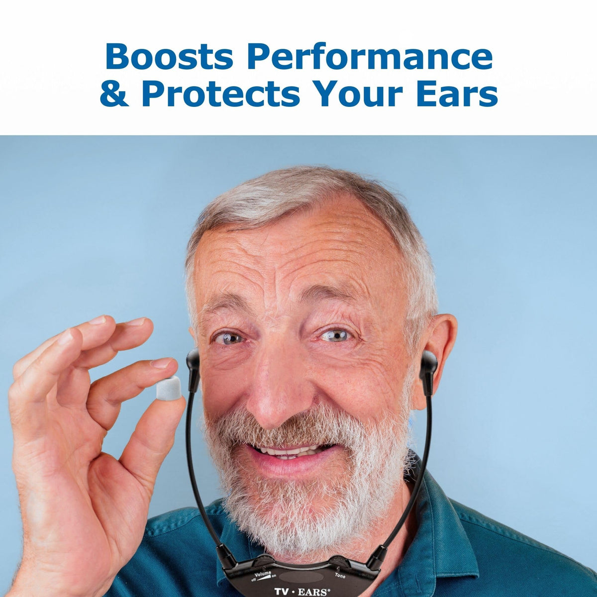 TV EARS replacement ear tips eight-pack, optimized for isolation and comfort.