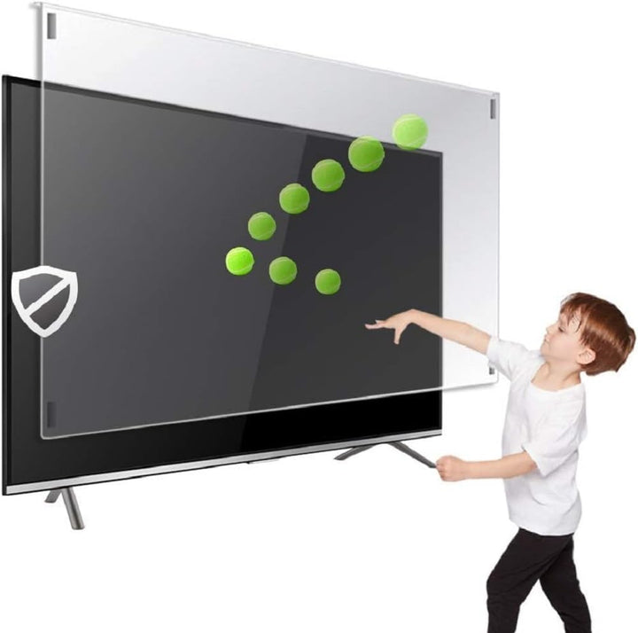 TV-Protector 85-86 inch screen protector maintains 4K clarity.