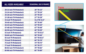TV-Protector fits a wide range of 85-86 inch models across brands.