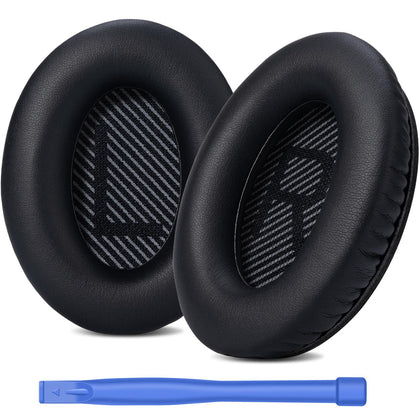 TviewSmart Bose QC35 ear pads closeup showing memory foam for comfort.