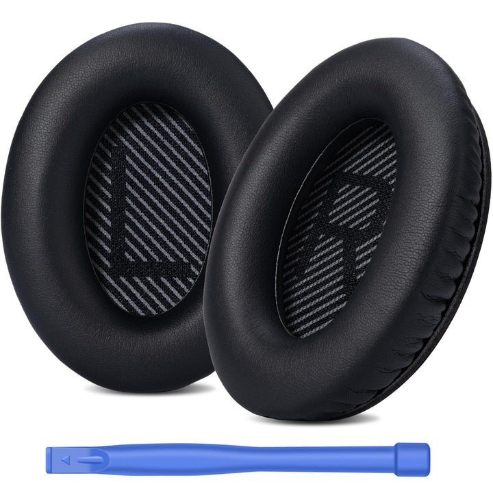 TviewSmart Bose QC35 ear pads closeup showing memory foam for comfort.