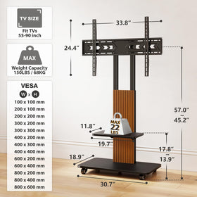 TVON cable management hides wires for a clean setup
