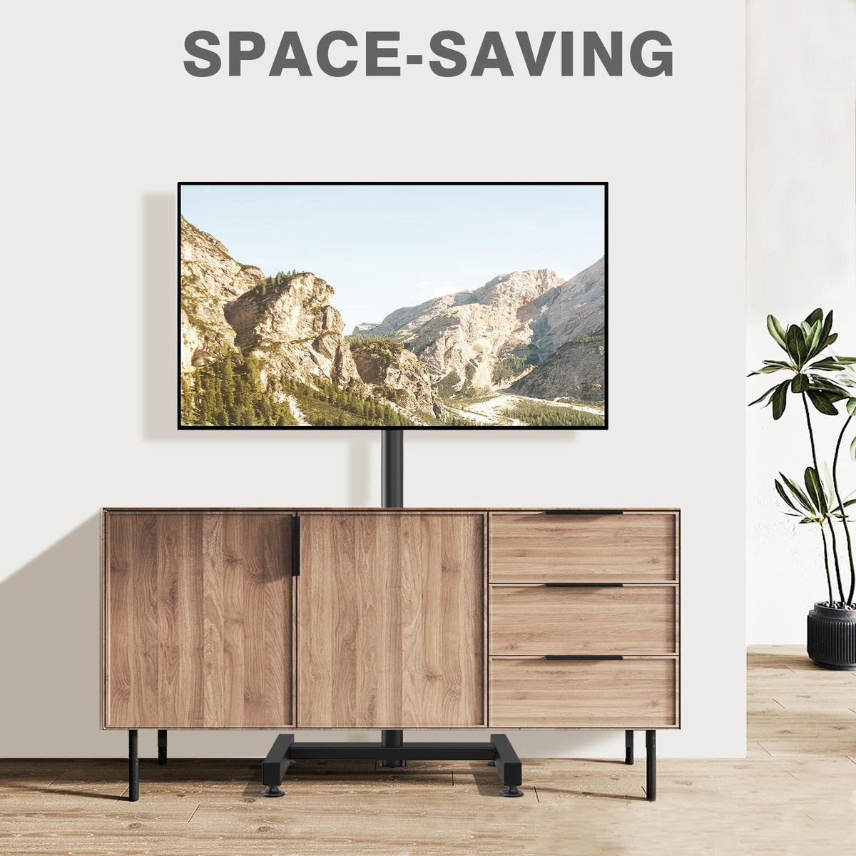 TVON in office presenting a portable display for meetings and demos