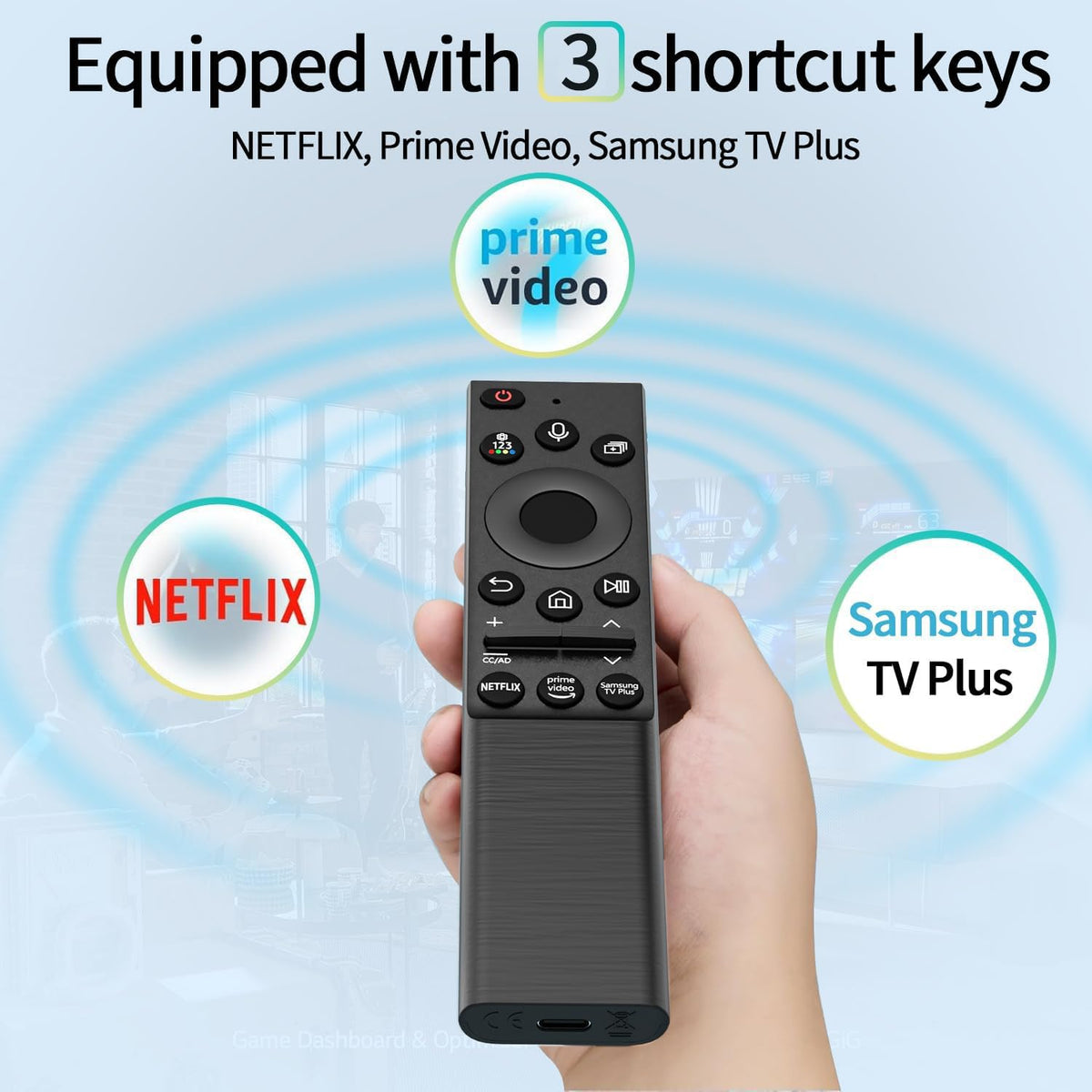 TVSEN BN59-01357A compatibility note confirms Samsung QLED support