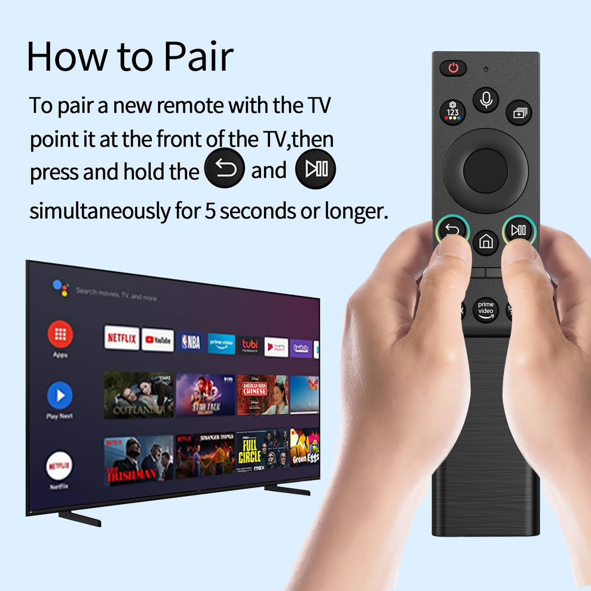 TVSEN BN59-01357A pairing demo shows quick setup