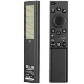 TVSEN BN59-01357A solar remote front view highlights its ergonomic design for Samsung TVs