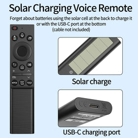 TVSEN BN59-01357A solar panel close-up emphasizes energy harvesting convenience