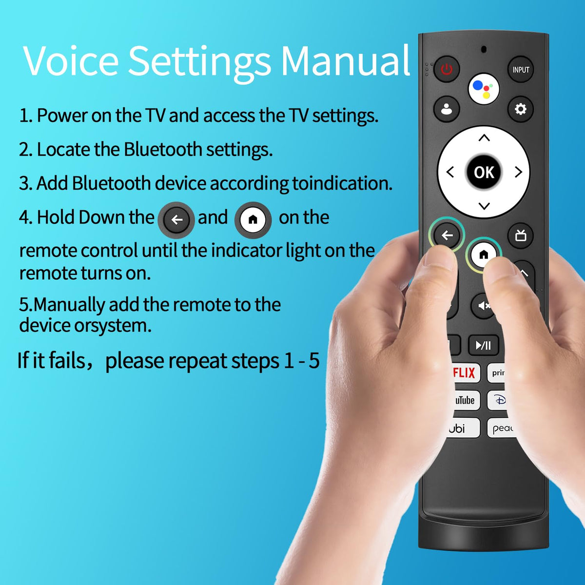 TVSEN remote demonstrating fast response time and instant command execution.