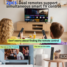 TVSEN replacement remote Samsung back view ideal for quick battery installation.