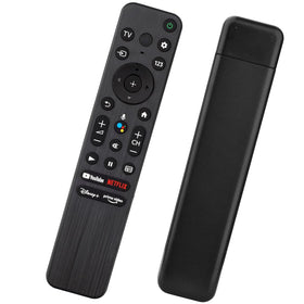 TVSEN voice remote for Sony Bravia front view enabling hands-free navigation