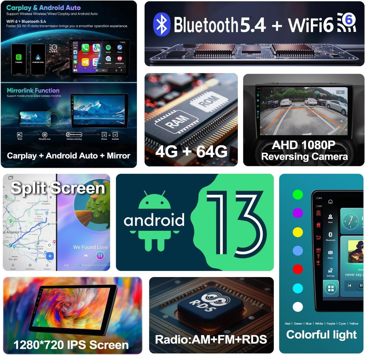 TWAHH 11th Android Auto mirroring enables seamless smartphone projection.