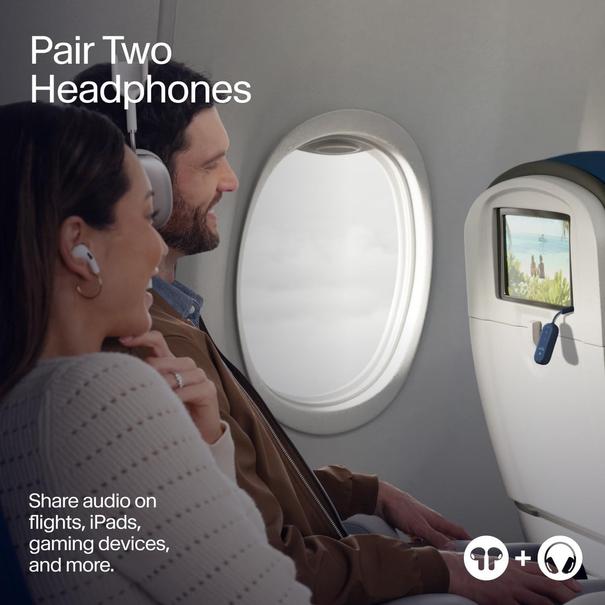 AirFly Pro 2 with Bluetooth 5.3 and aptX HD for clear sound