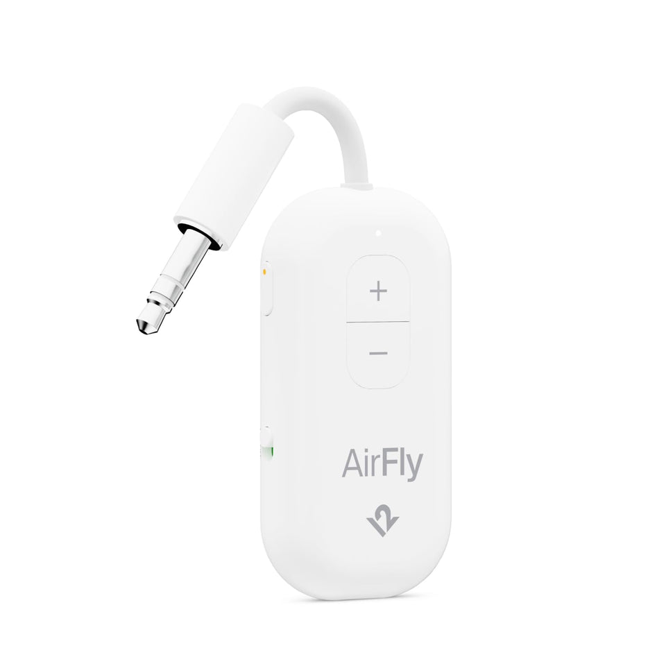 Twelve South AirFly Pro 2 transmitter mode enables wireless streaming from any jack to headphones.