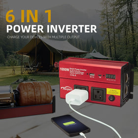 TWING dual 110V outlets ideal for laptops and cameras during road trips.