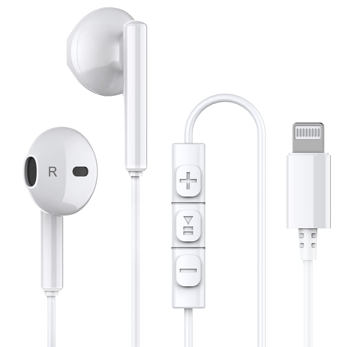Twinice lightning-earbuds deliver clear audio on iPhone devices.