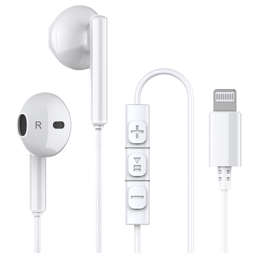 Twinice lightning-earbuds deliver clear audio on iPhone devices.
