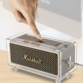 TXEsign acrylic stand close-up reveals smooth edges and premium finish