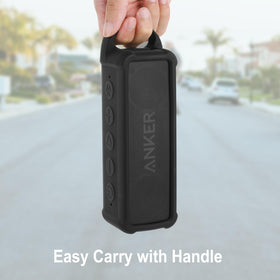 Durable grip enhances handling during travel with Soundcore 2.