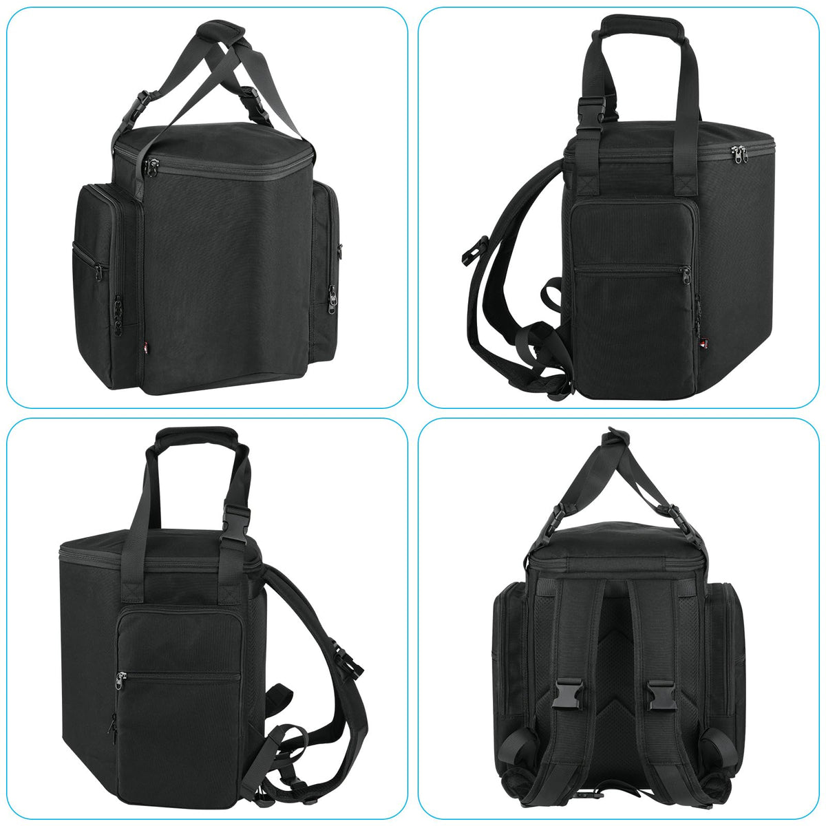 TXEsign backpack beside Bose S1 Pro showing tailored fit and scale