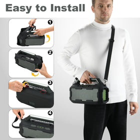 TXEsign Soundcore Boom 2 silicone cover bottom textured surface enhances anti-slip stability.