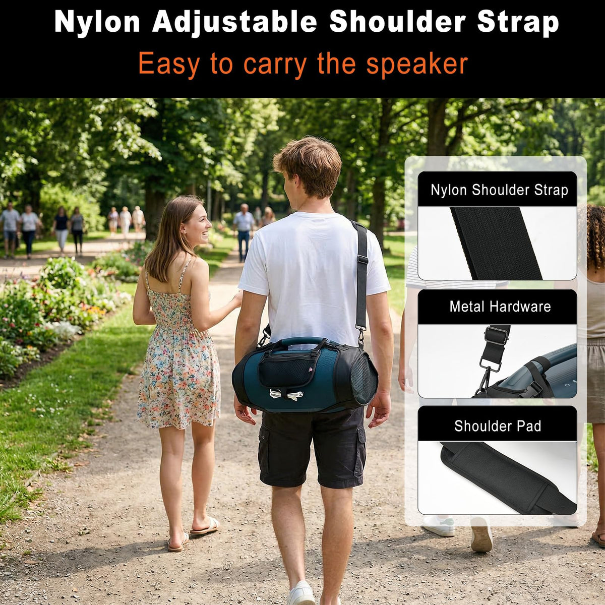 TXEsign Boombox 4 durable material protects speaker sides from scratches