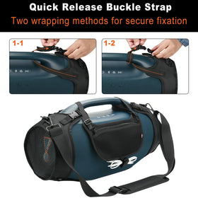 TXEsign Boombox 4 mesh pocket stores cables and small accessories