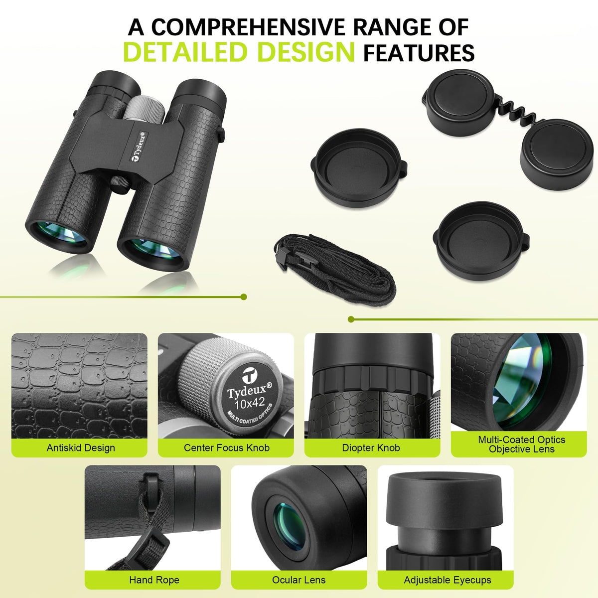 Tydeux rubber armor grip demonstrating non-slip handling and shock protection